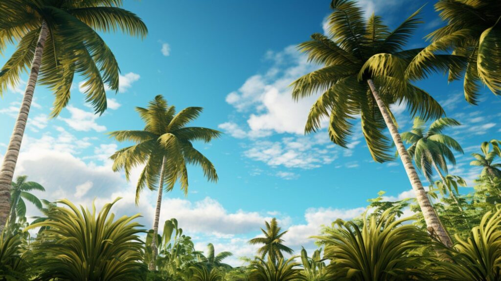 Palm Tree Background Free Photo