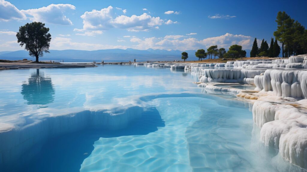 Pamukkale, Pamukkale Travertine Terraces, Turkey Free Photo