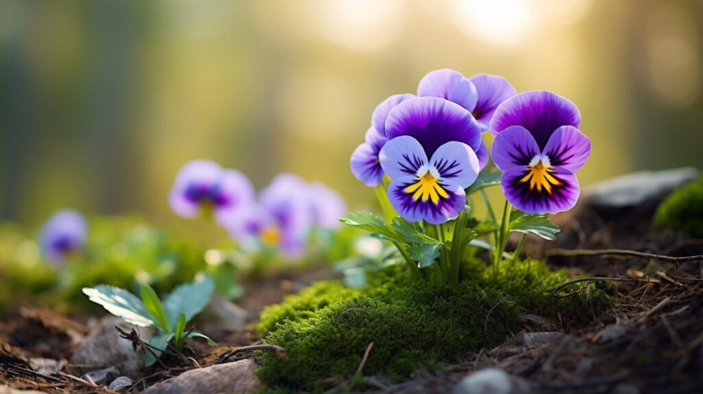 Pansy Power Background Free Photo