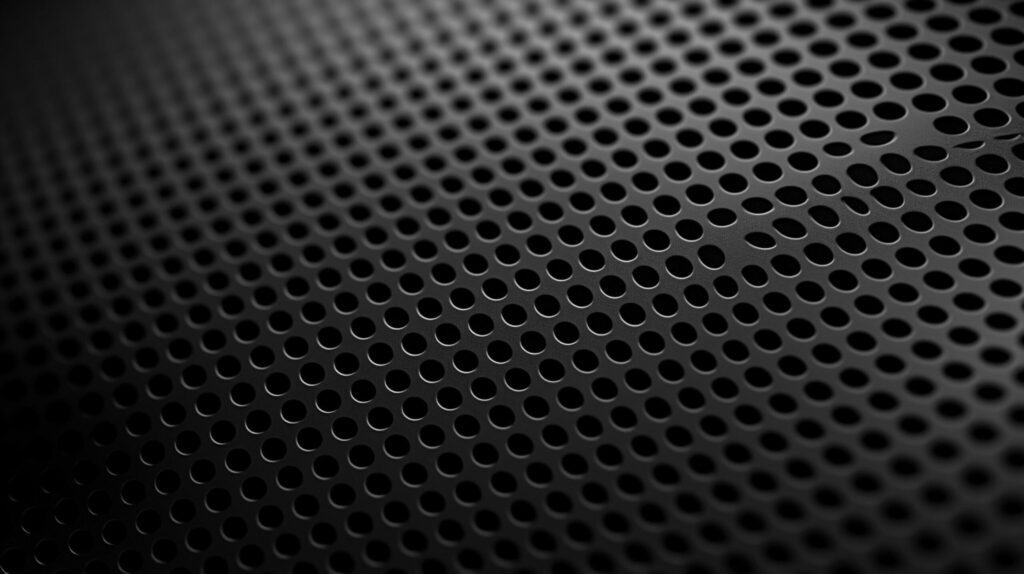 Perforated Metal Background Free Photo