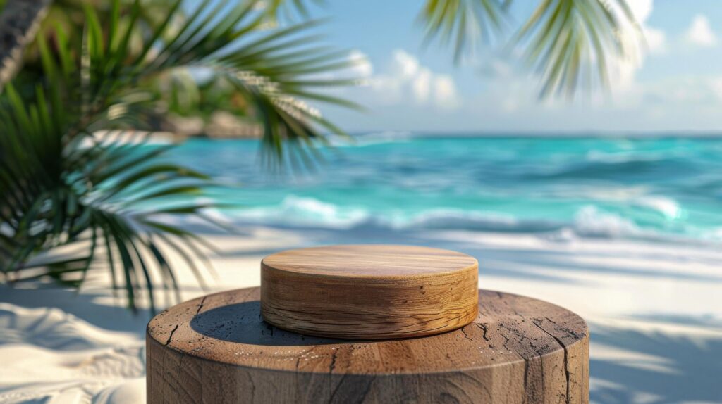 Piece of Wood on Sandy Beach Free Photo