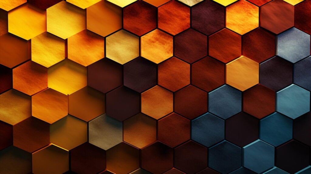 Plaid Honeycomb Pattern Background Free Photo