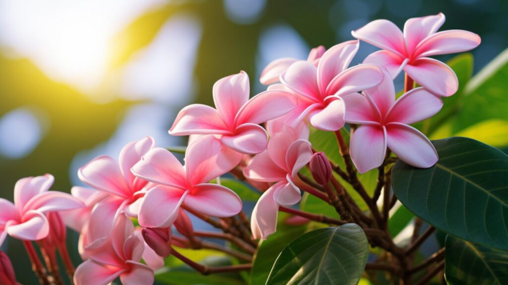 Plumeria Background Free Photo