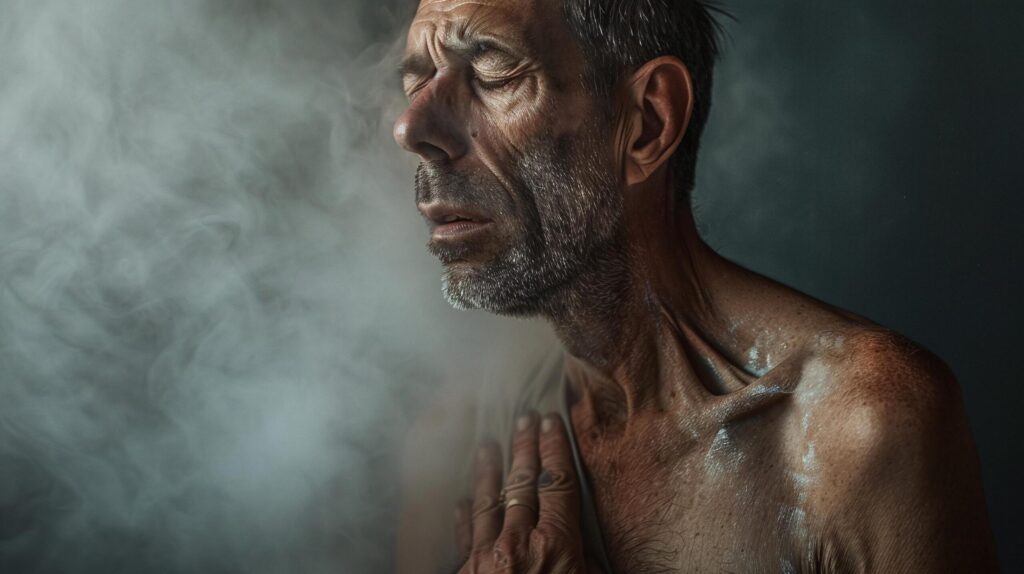 portrait of an old man or man suffering from tuboculosis Free Photo