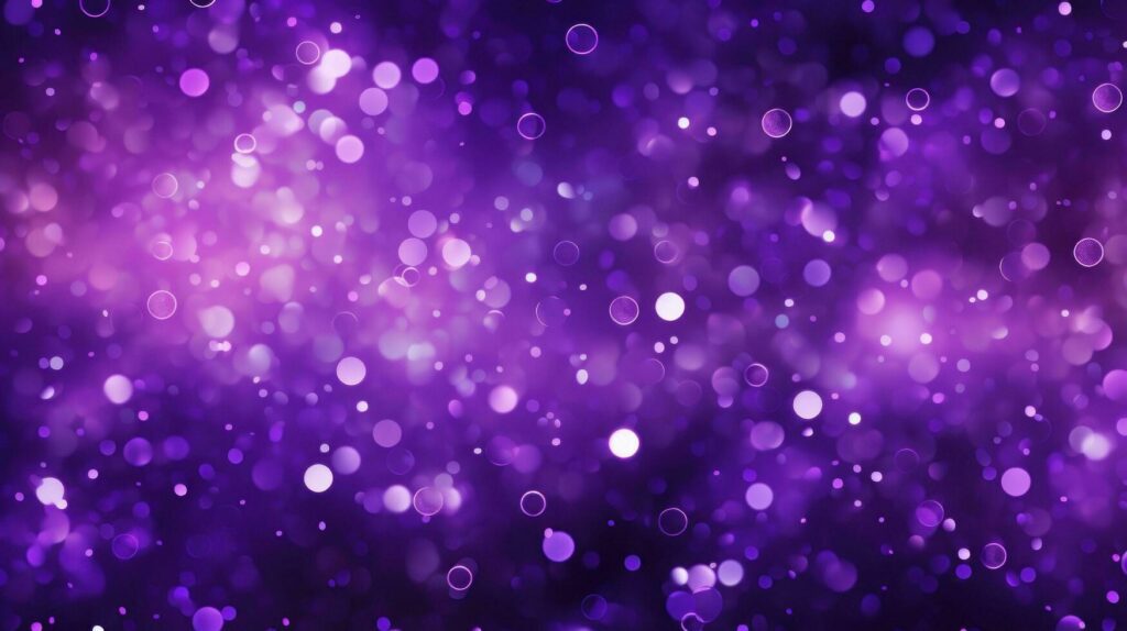 AI generated purple bokeh lights and lights Stock Free