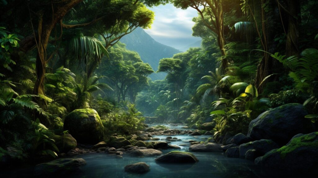 Rainforest Background Free Photo