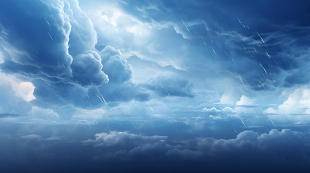 Rainy Sky Background Free Photo