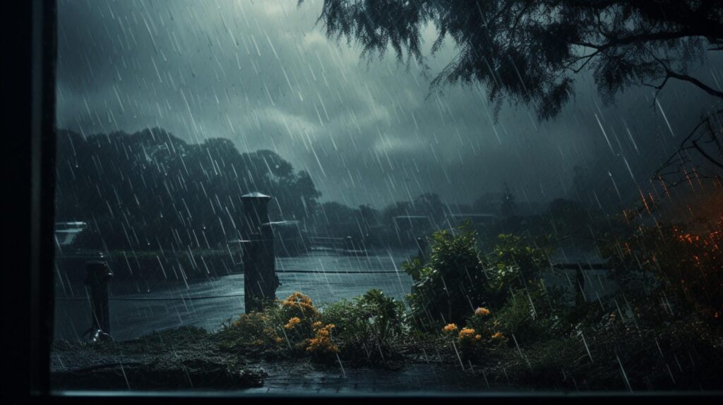 Rainy Weather Background Free Photo