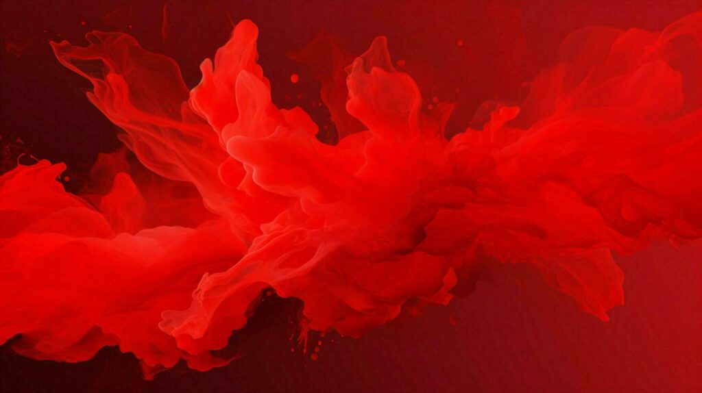 AI generated Red color splash background Stock Free