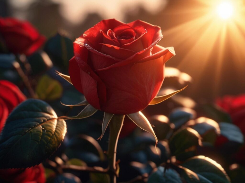 Red Rose Wallpaper Free Photo