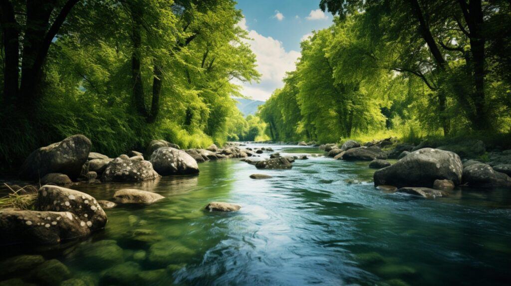 River Nature Background Free Photo