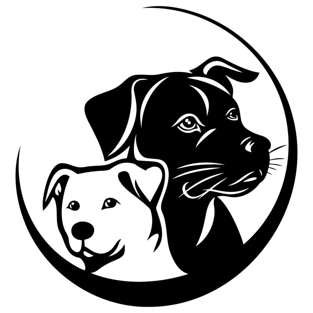 Simple Dog Logo Vector Illustration Free Vector