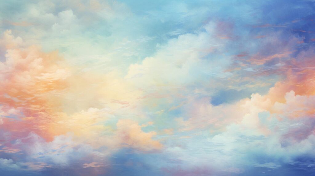 Sky with Abstract Impressionism Background Free Photo