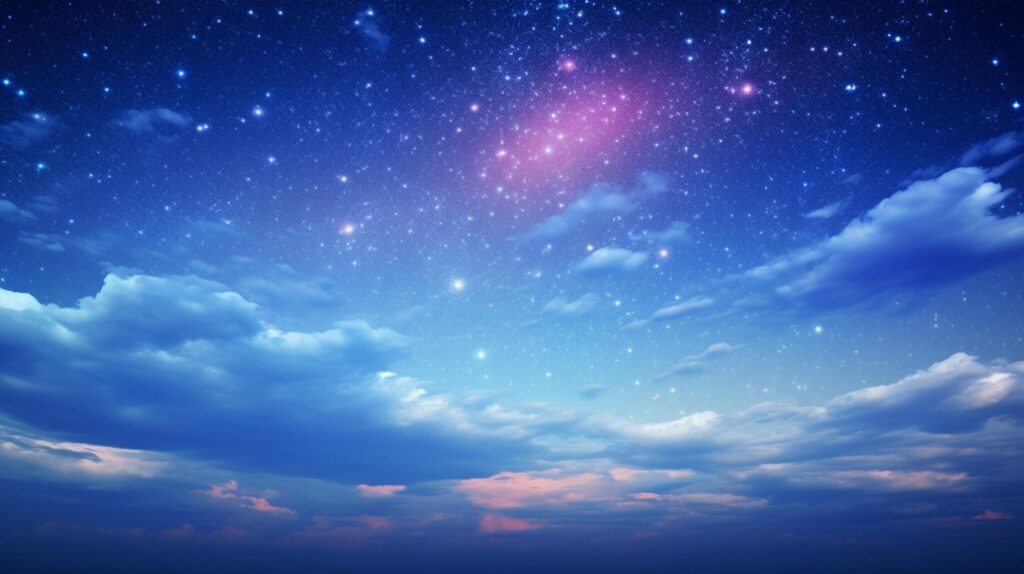 Sky with Galaxy Background Free Photo