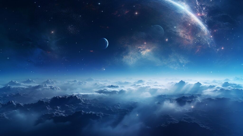 Sky with Space Mysteries Background Free Photo