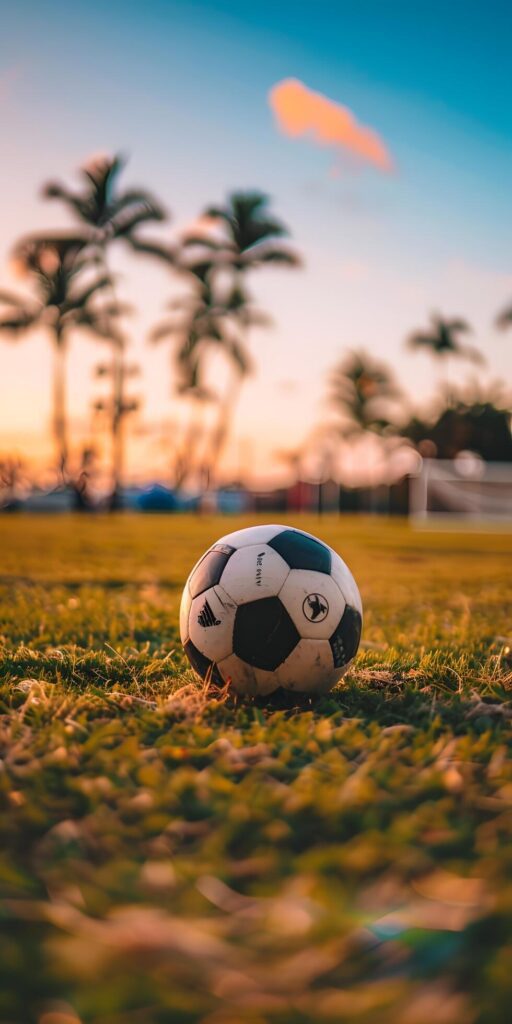 Soccer Match on the Field Free Photo