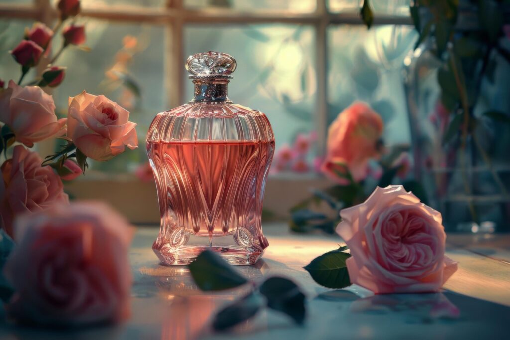 Table Topped With Vases Filled With Pink Roses Free Photo