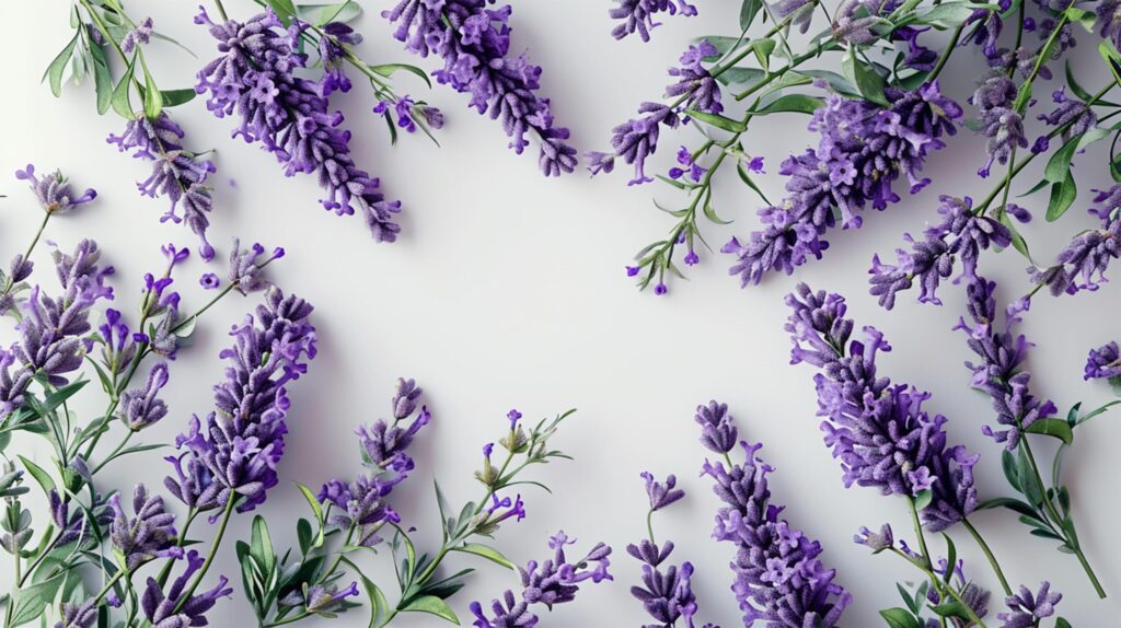 Tabletop Lavender Composition for Background Free Photo