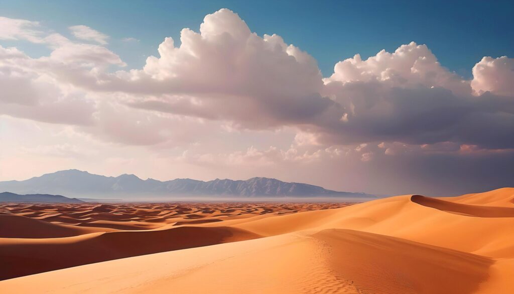 the sahara desert in egypt Free Photo