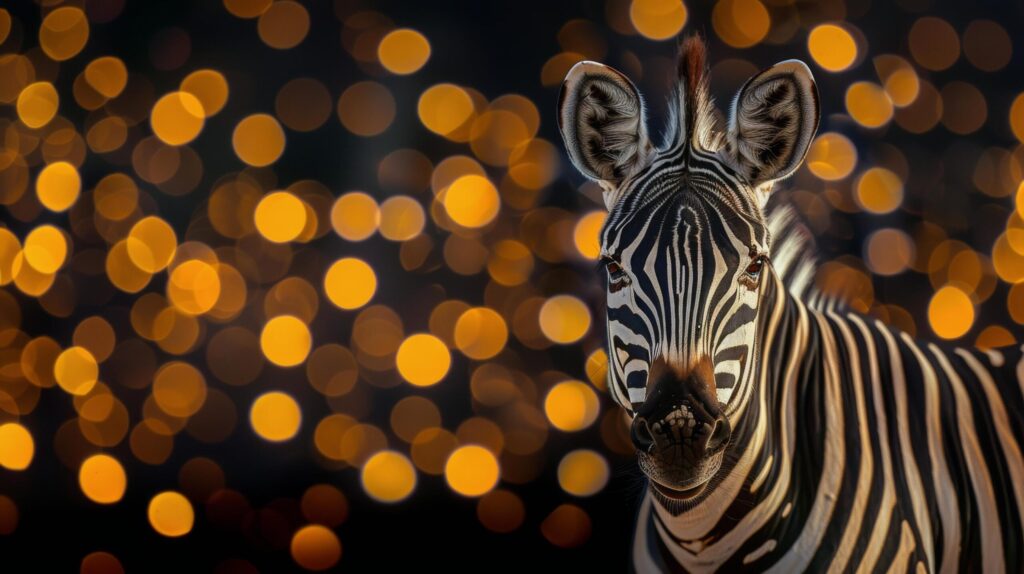 Zebra Standing in Field Free Photo