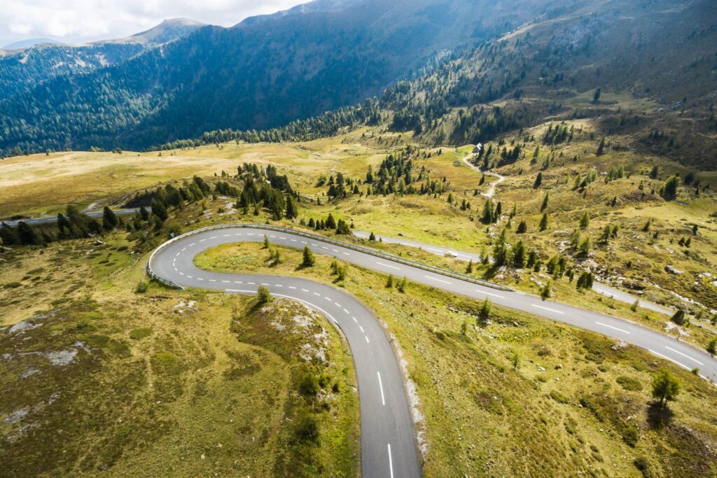 Amazing Road in Pure Nature Free Photo