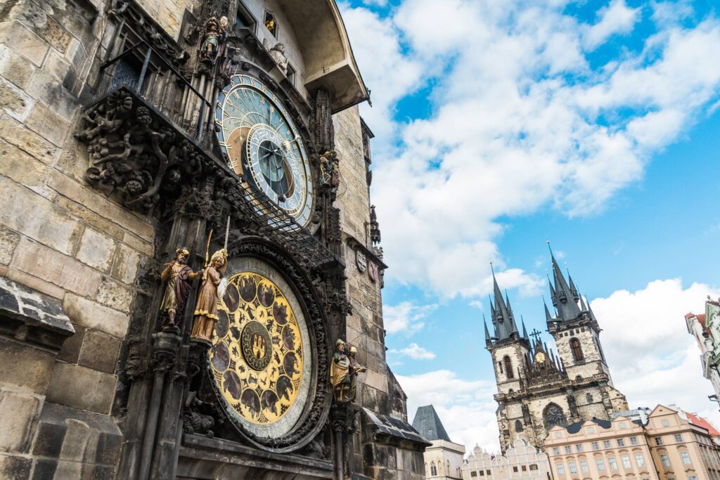 Astronomical Clock in the Old Town Square, Prague Free Photo