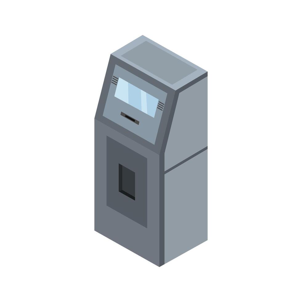 Atm Icon On White Background Stock Free