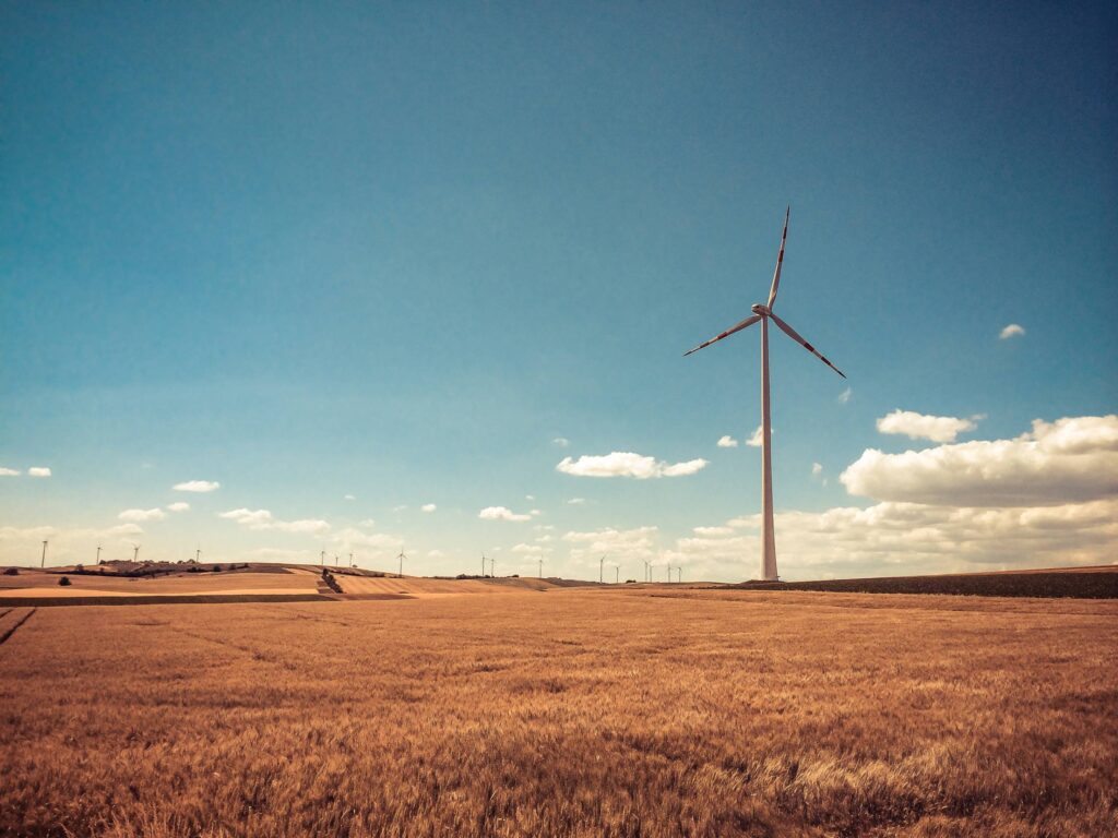 Austria Windmill in Retro Colors Free Photo