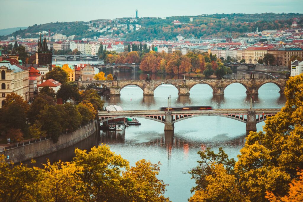 Autumn Colors in Prague, Czechia Free Photo