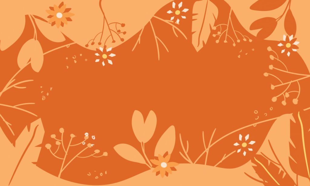 Autumn landscape Season background .Flat vector illustration. Free Vector