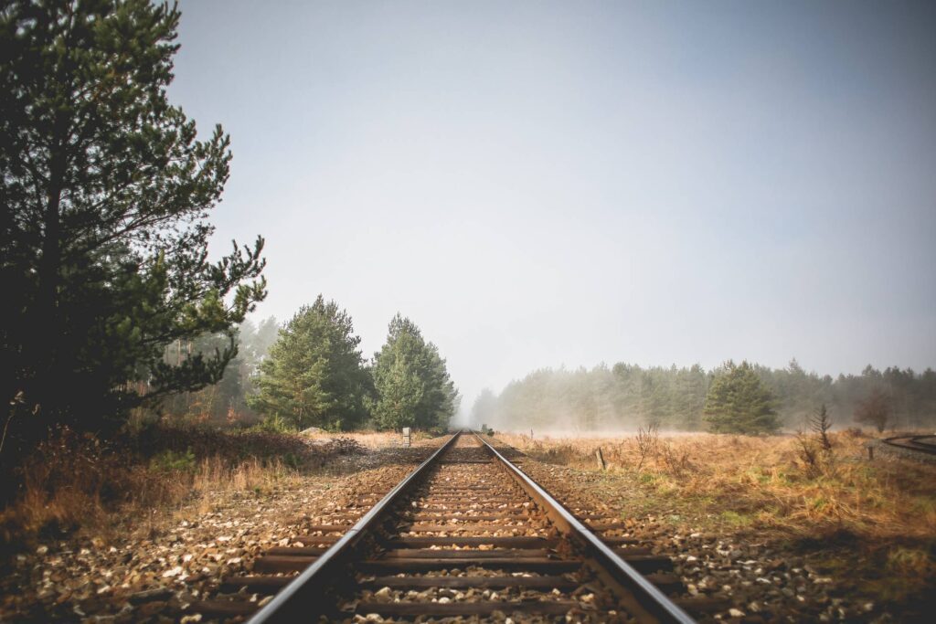 Autumn Railway Free Photo