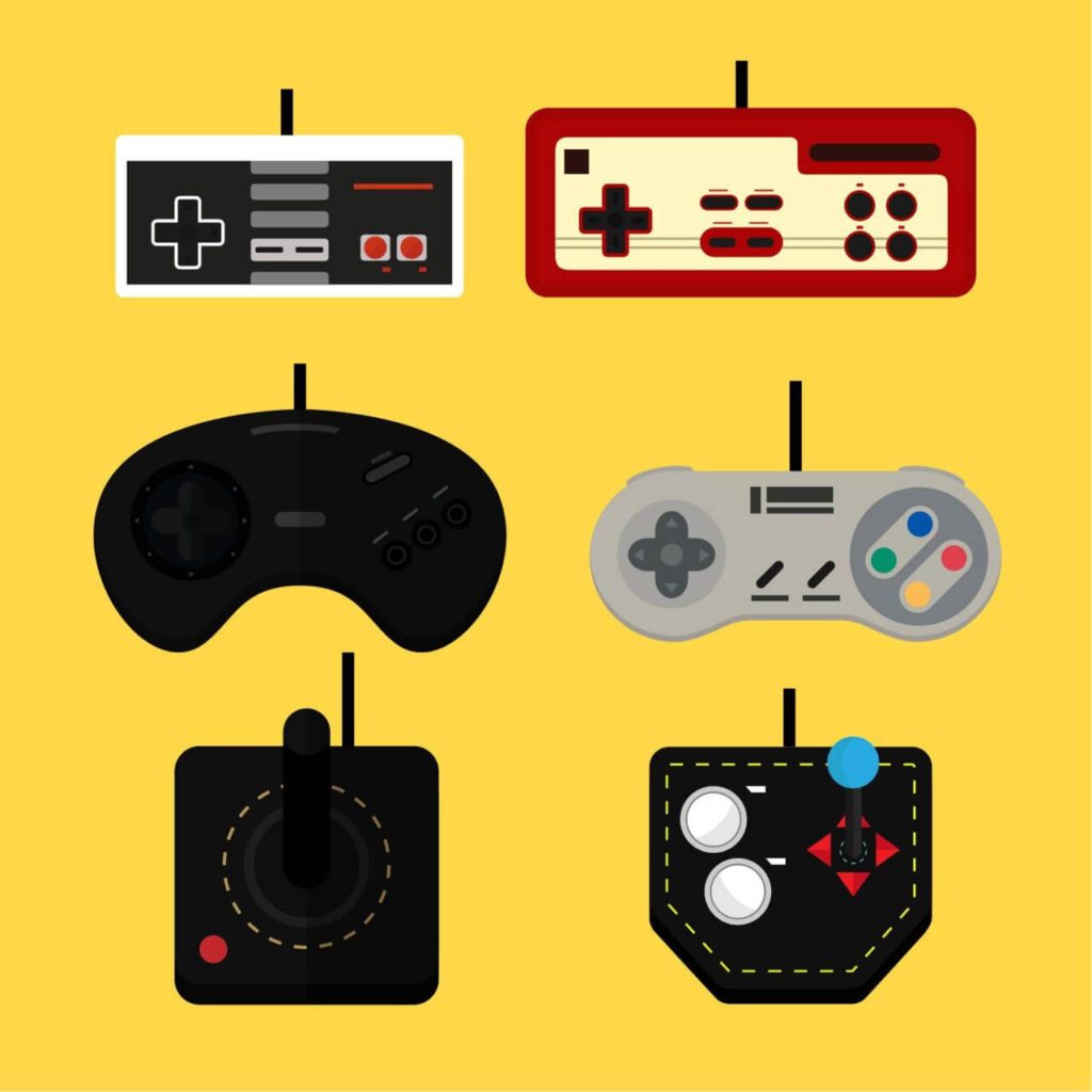 Old Game Controllers