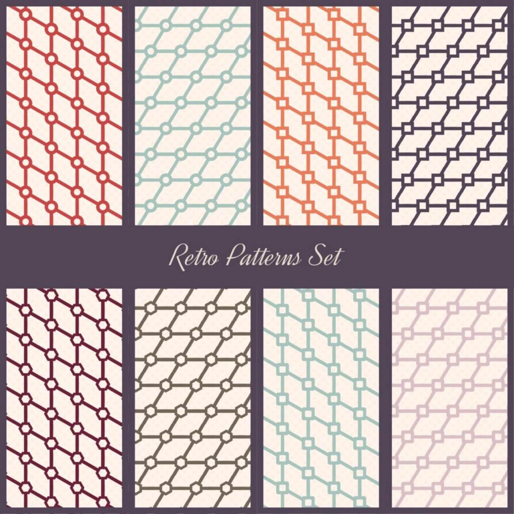 Retro Patterns Set