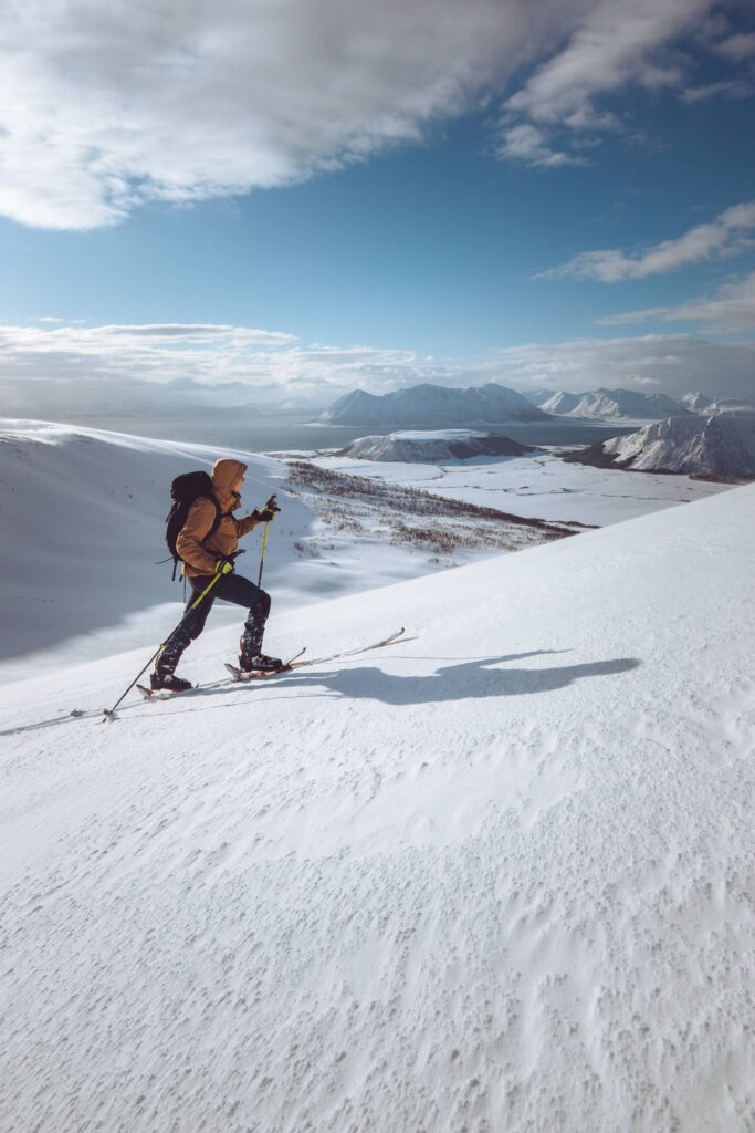 Backcountry Skier in Norway Free Photo