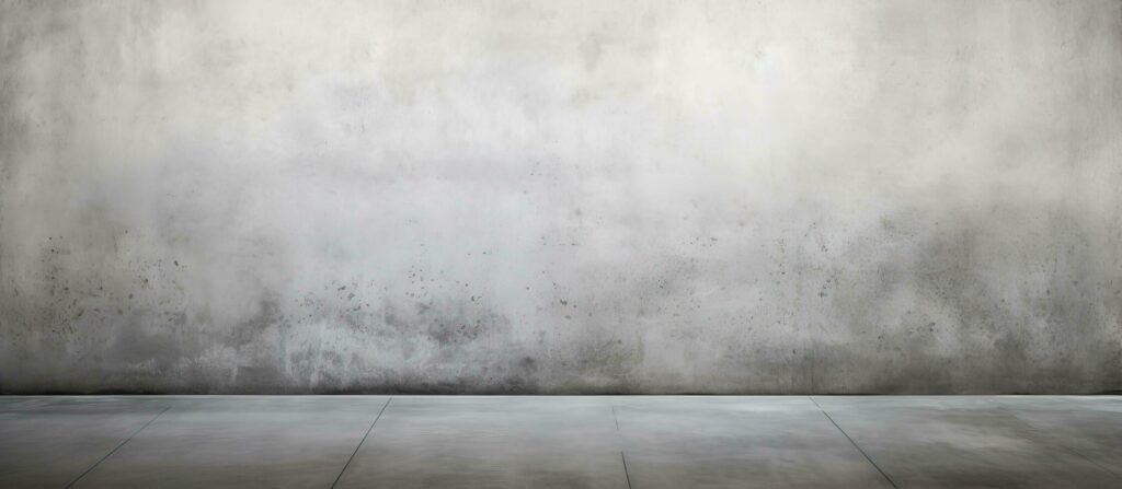 Background of a cement floor with a polished concrete texture appearing dirty and blurry Stock Free