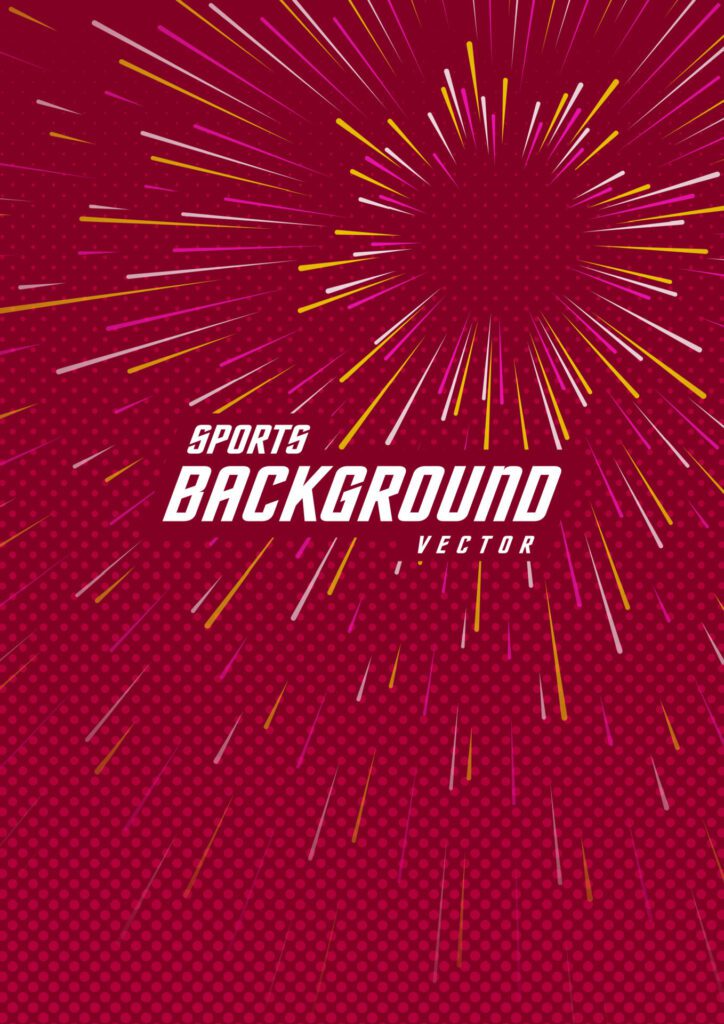 background pattern for sports jersey fireworks style Free Vector