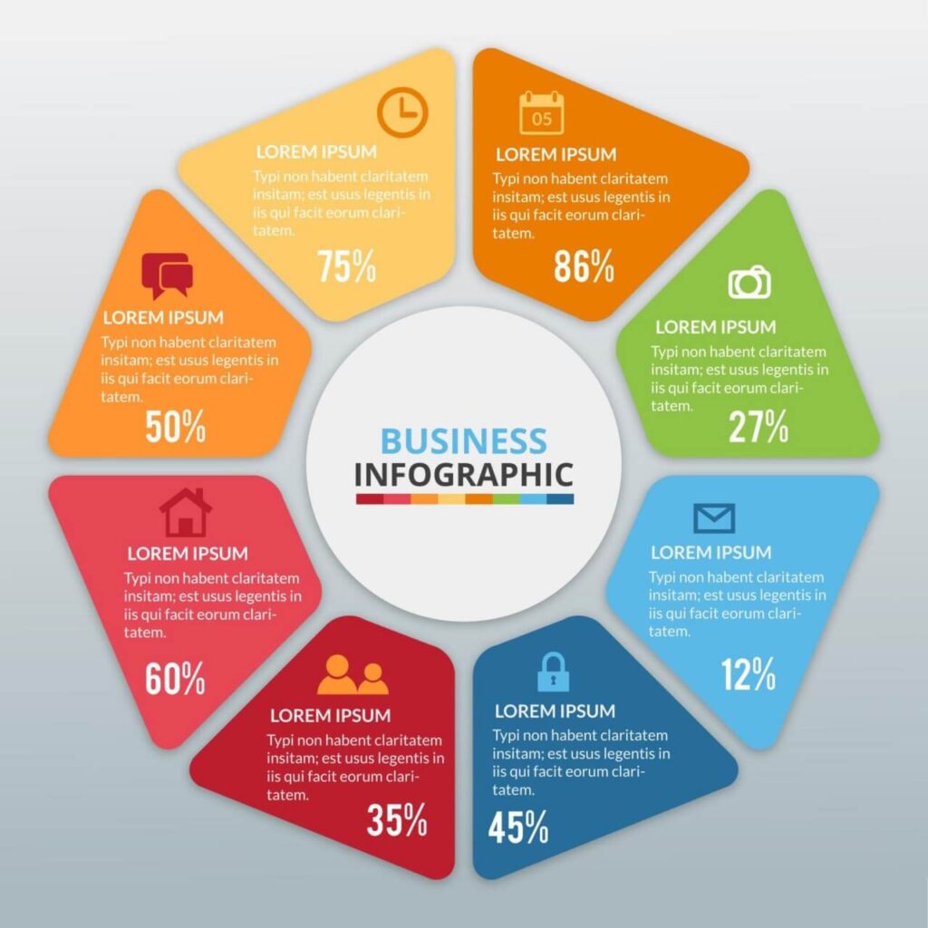 Business Vector Circle Infographic