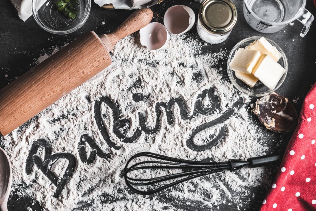 Baking Food Lettering Free Photo