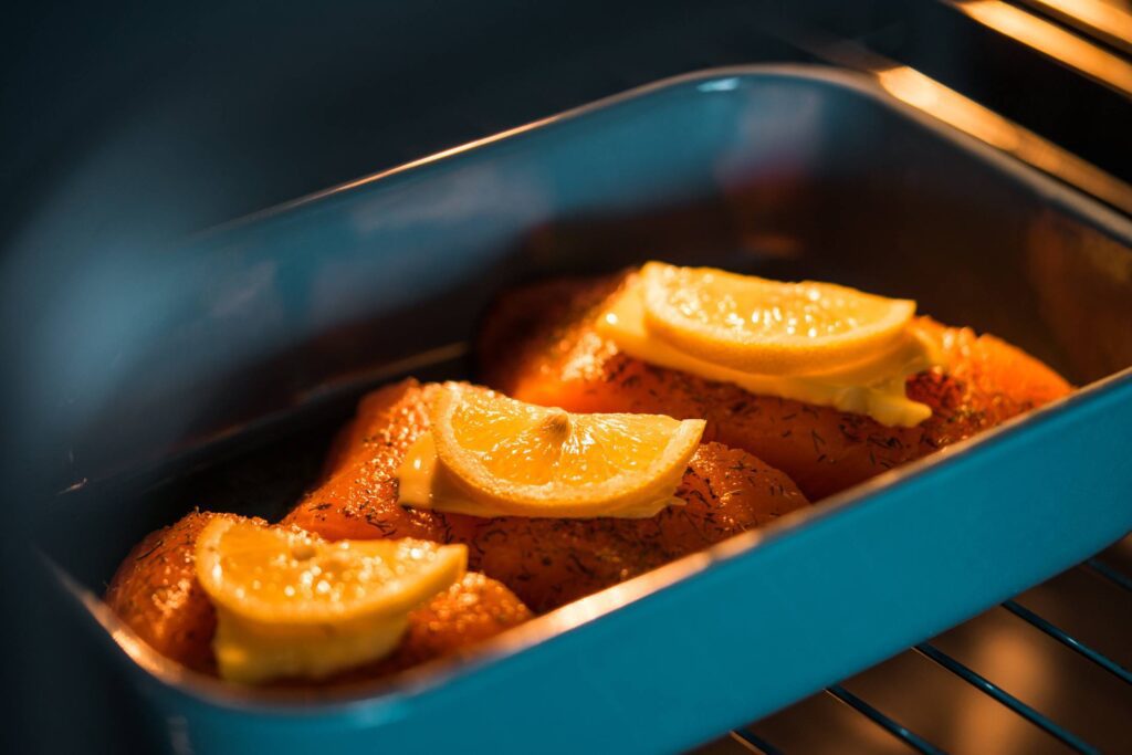 Baking Salmon Fillets Free Photo