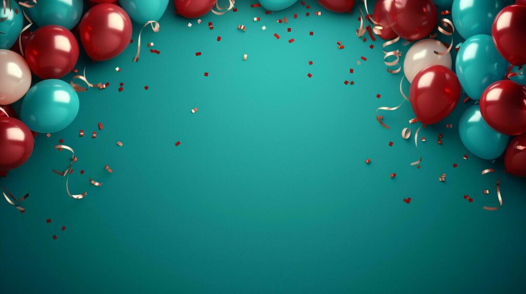 Balloon party background Stock Free