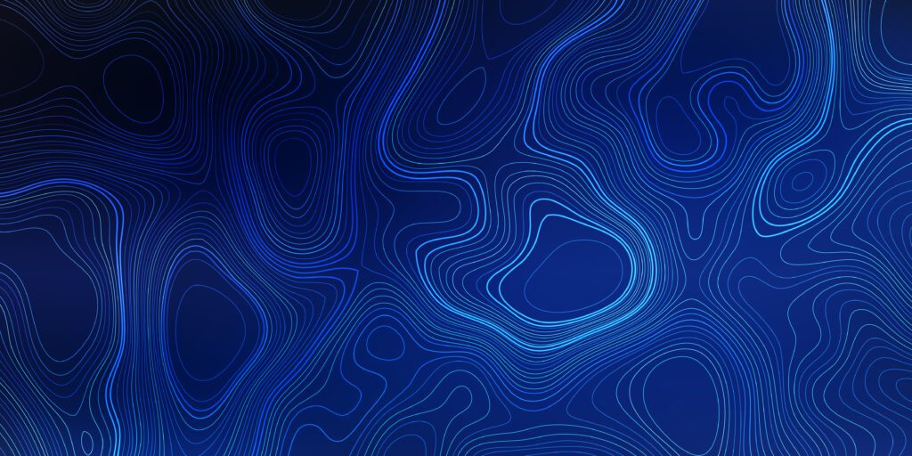 Banner Background with an Abstract Topography Design Free Vector