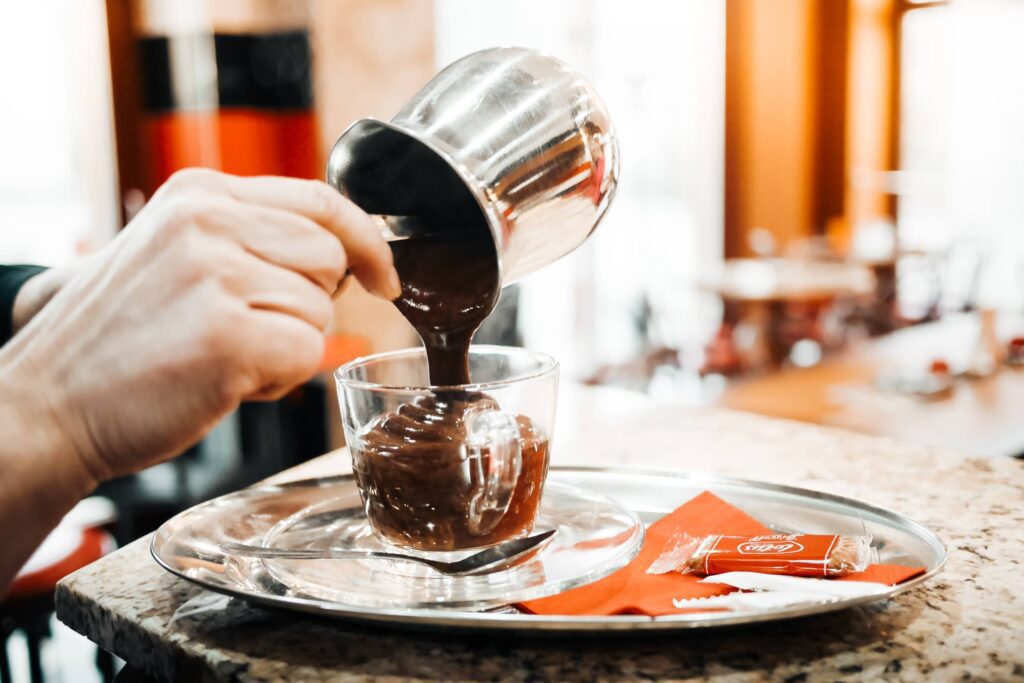 Barista Preparing The Best Hot Chocolate Free Photo