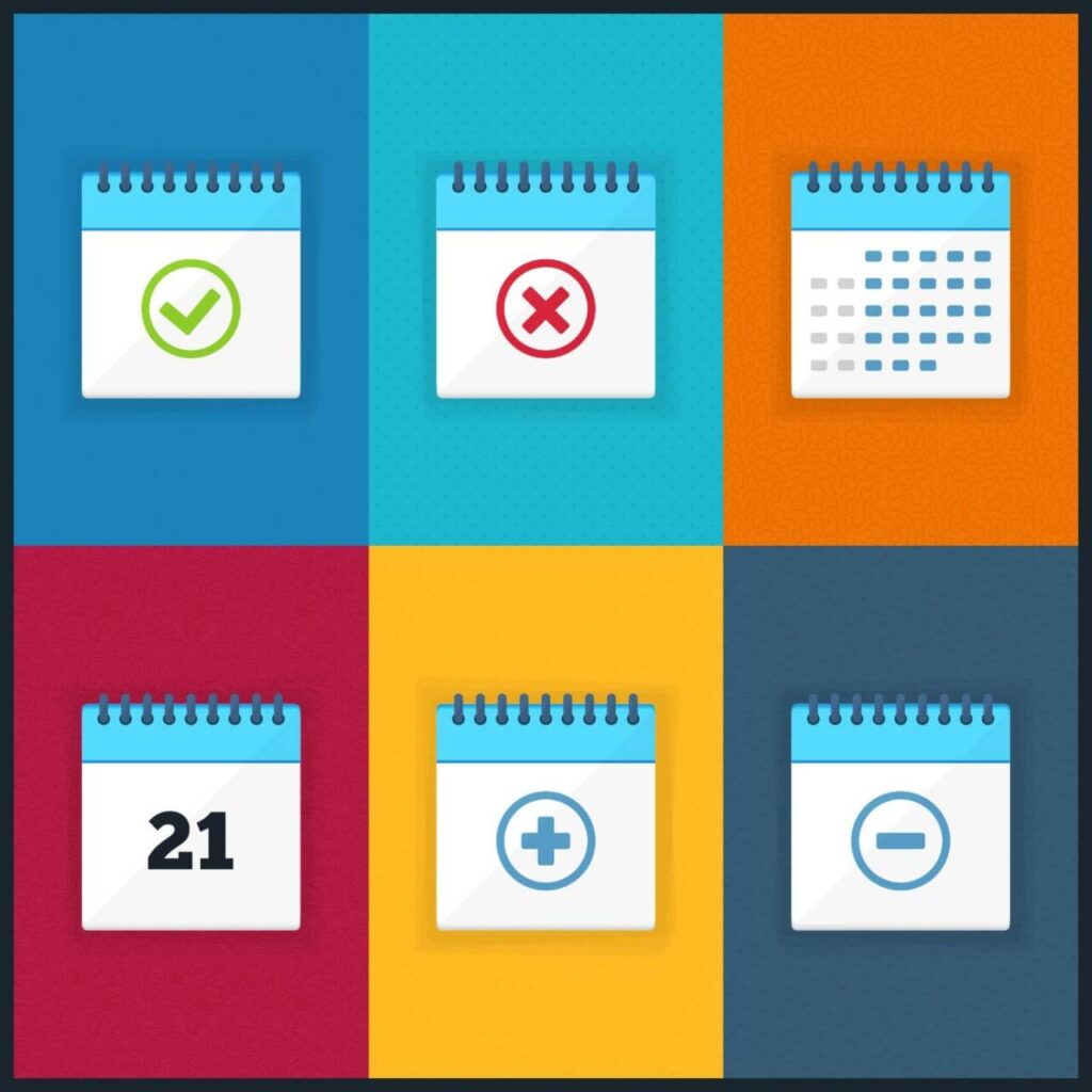 Vector Calendar Icons