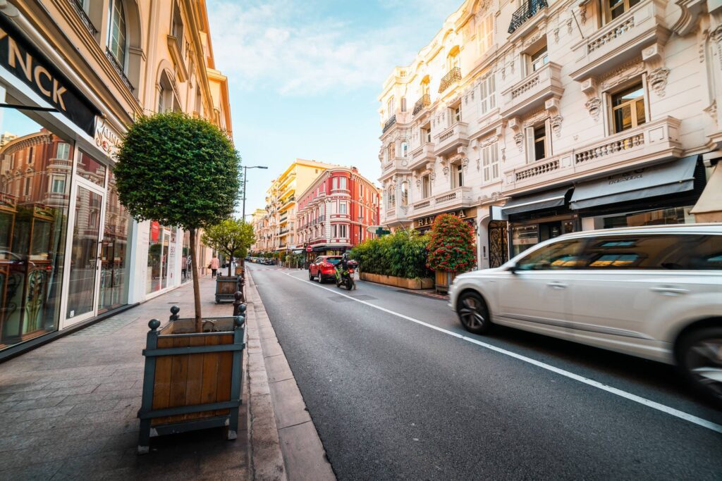 Beautiful and Clean Streets in Monaco Free Photo