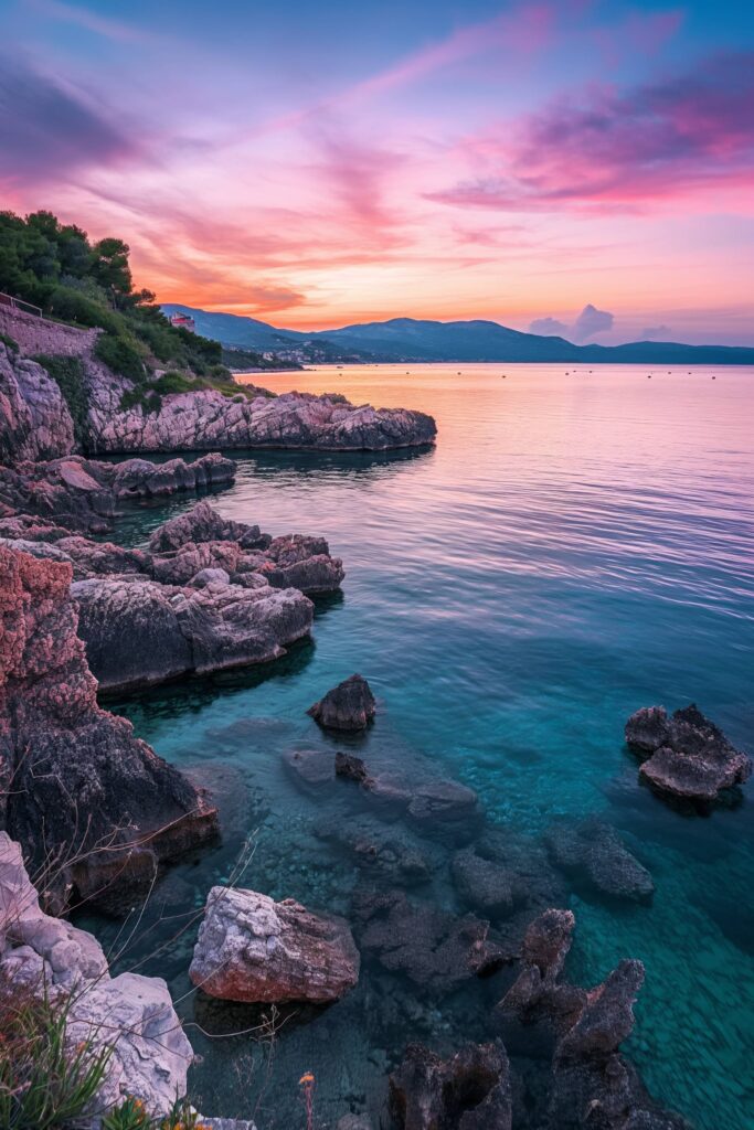 Beautiful Mediterranean Coast Stock Free