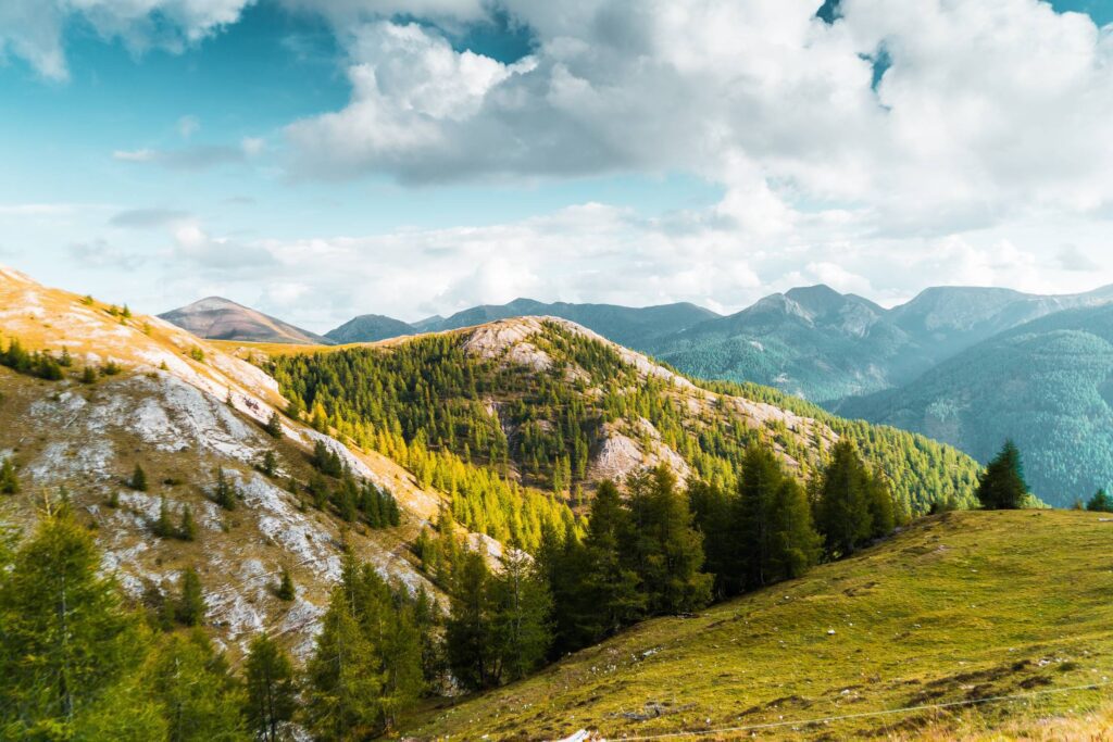 Beautiful Mountain Scenery in Austria Free Photo