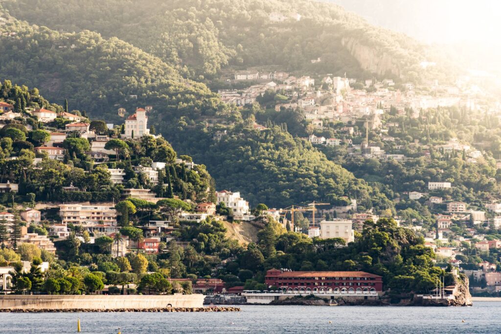 Beautiful Panoramic Cityscape view of Monaco Free Photo