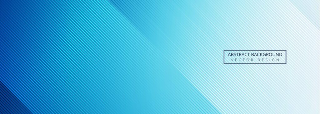 Beautiful shiny blue lines banner design Free Vector