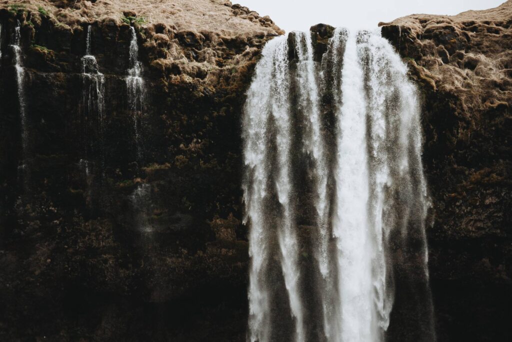 Big Waterfall in Iceland Free Photo