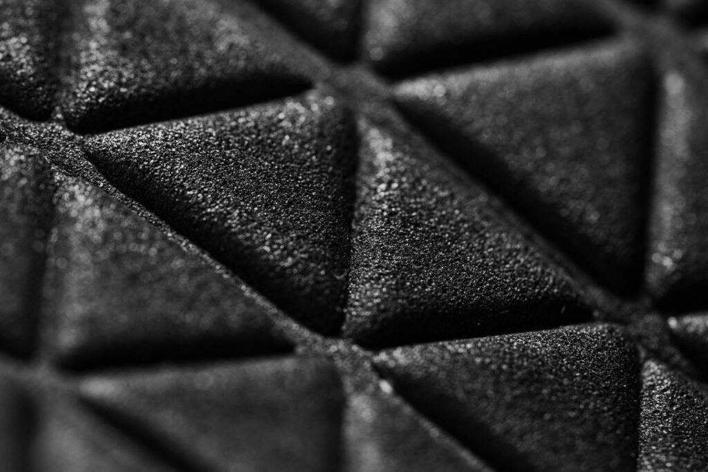 Black 3D Triangle Dark Abstract Pattern #2 Free Photo